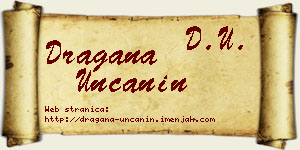 Dragana Unčanin vizit kartica